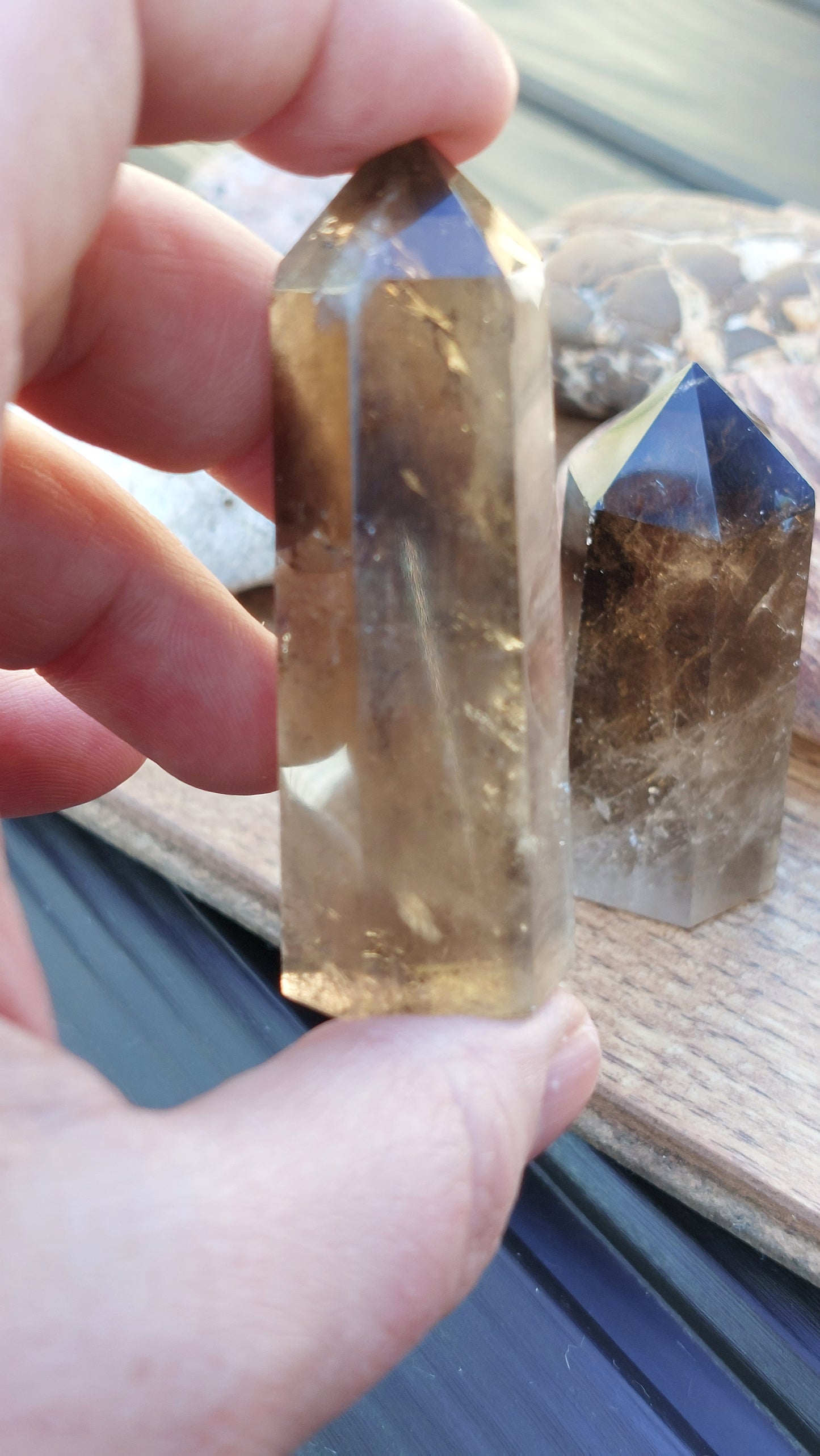 Smokey quartz mini points