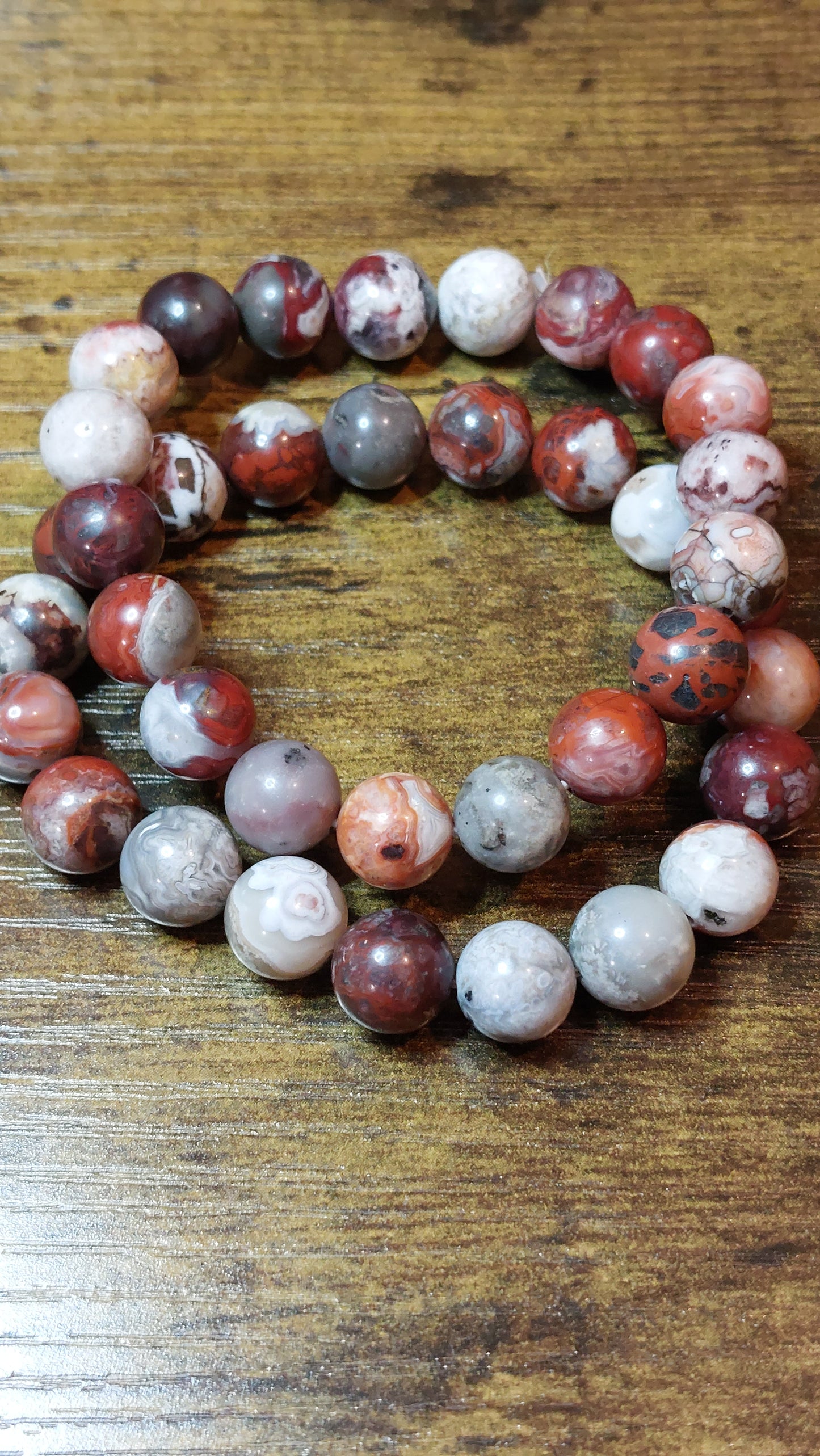 Natural mexican agate bracelet