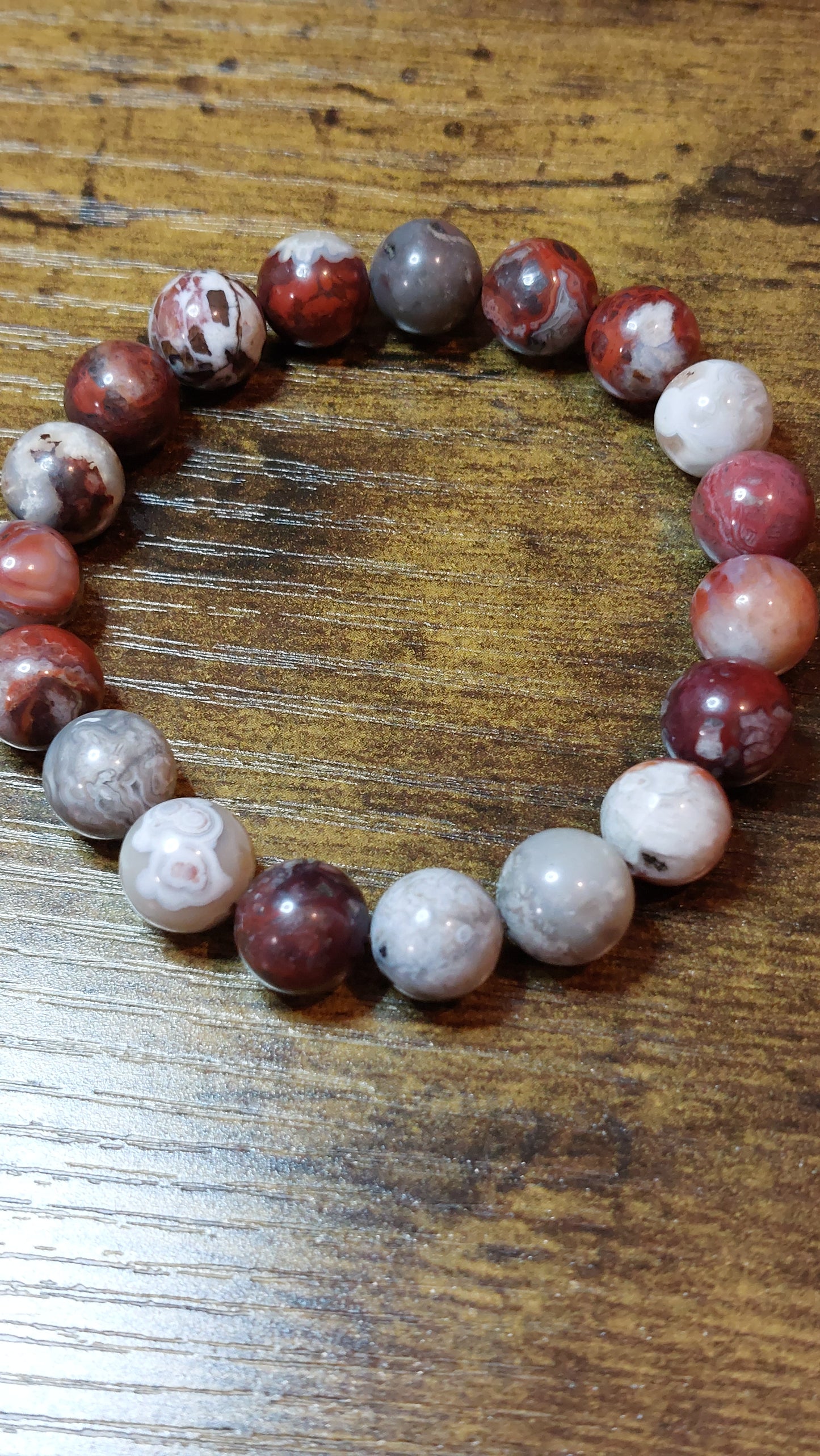 Natural mexican agate bracelet