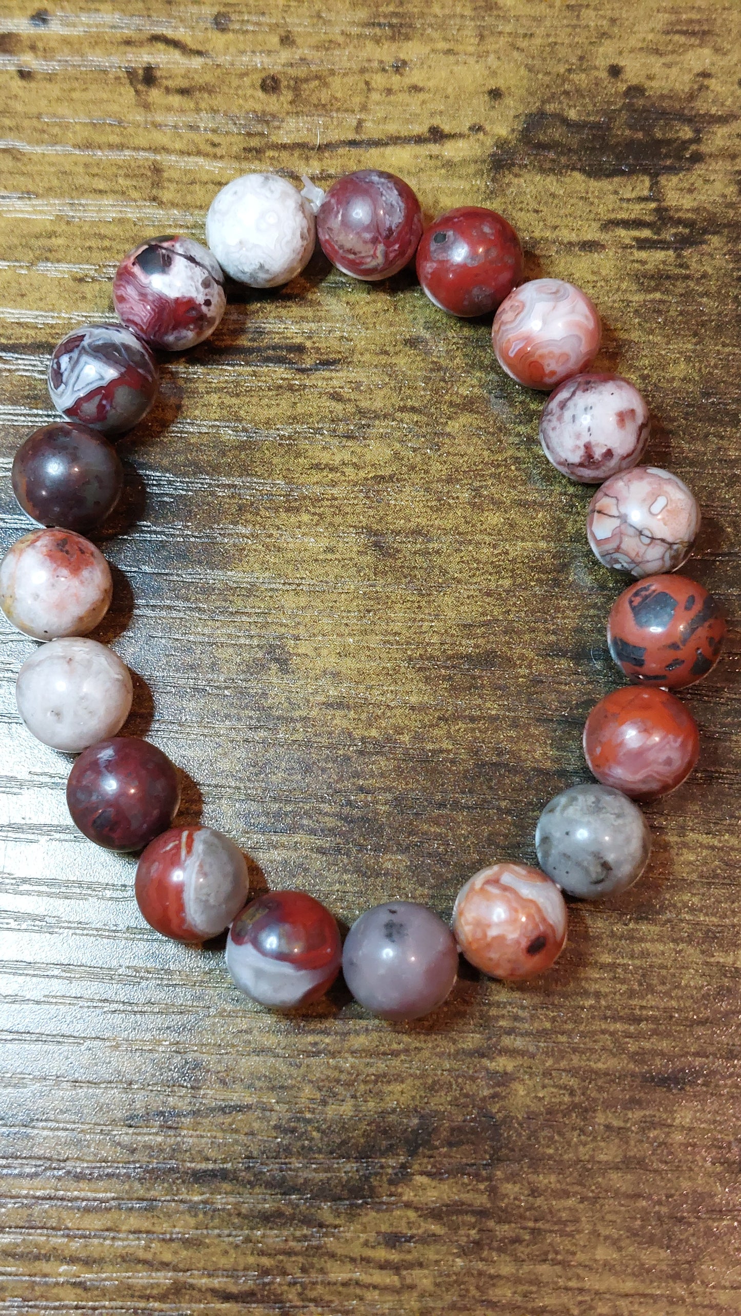 Natural mexican agate bracelet