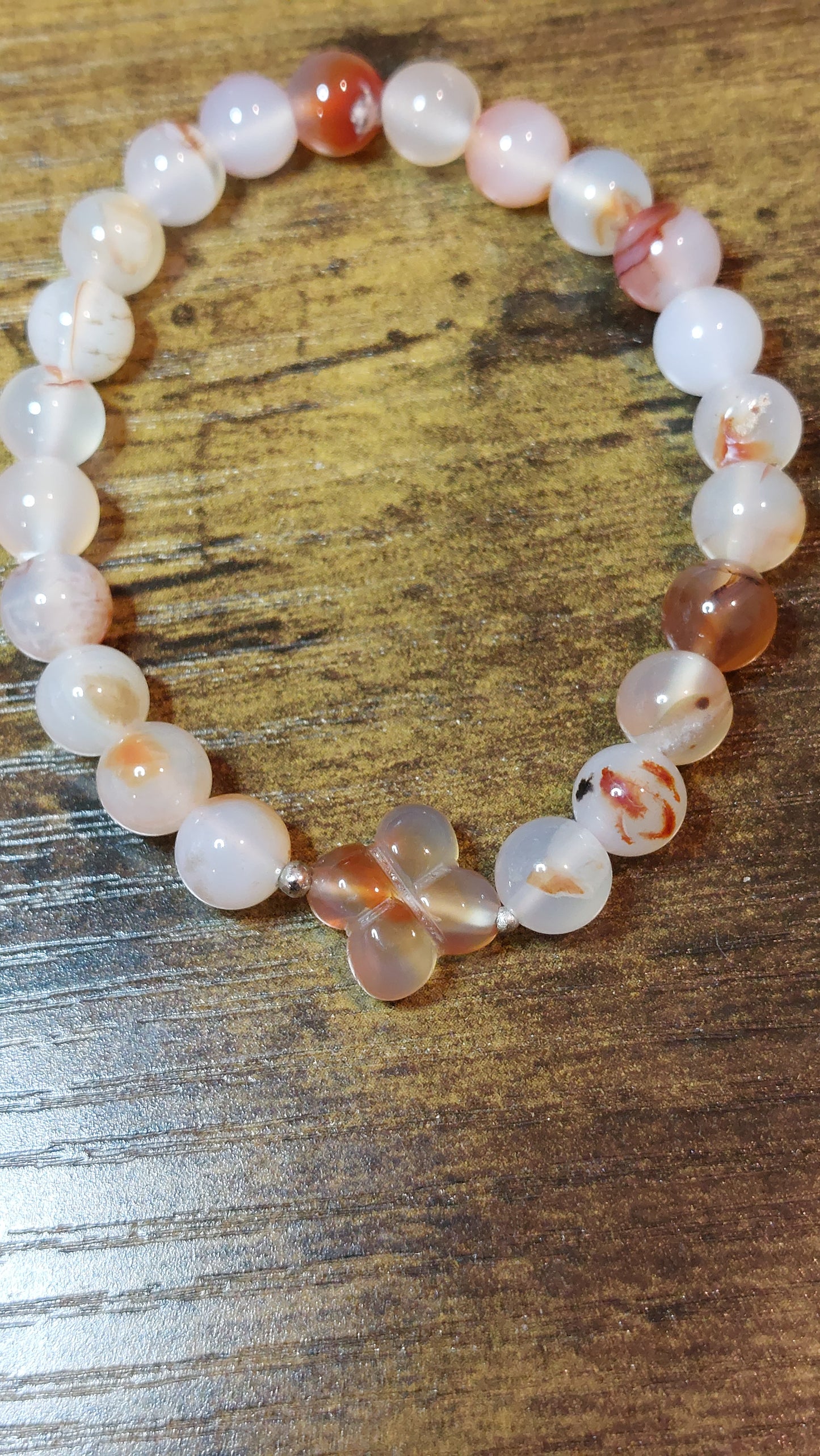 Natural agate bracelets