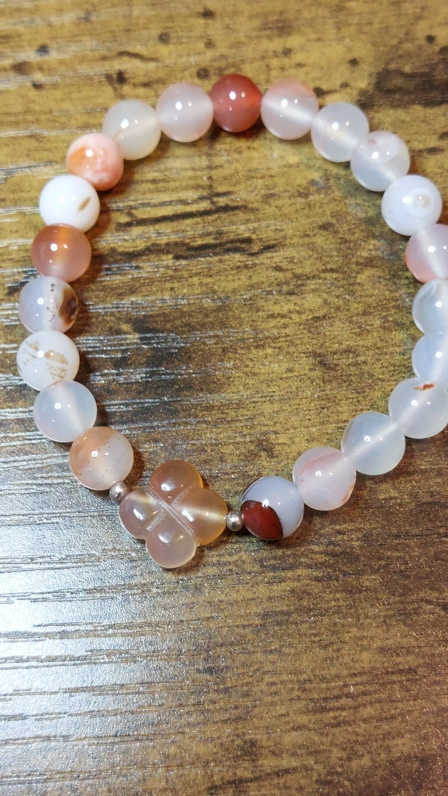 Natural agate bracelets