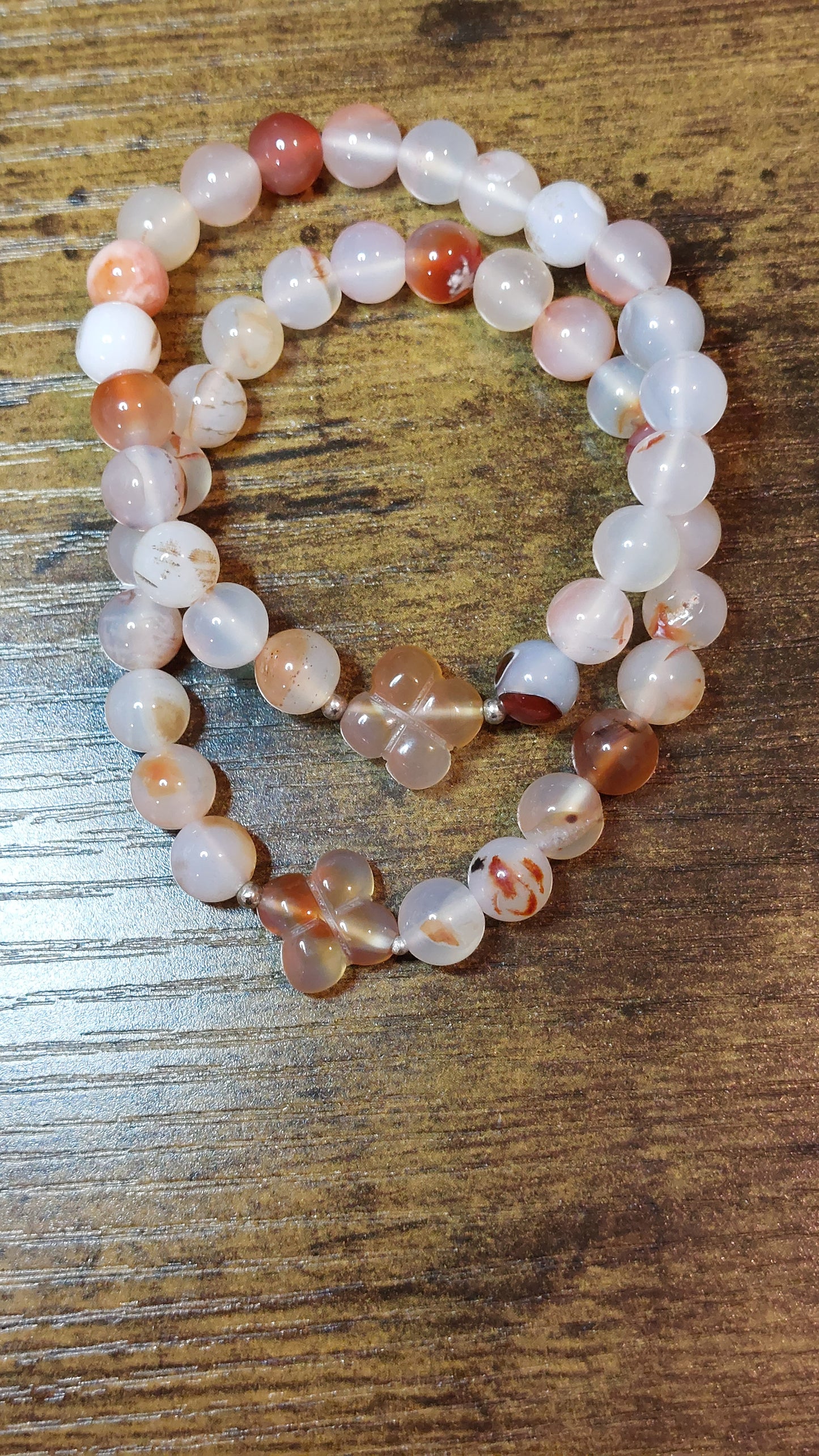 Natural agate bracelets