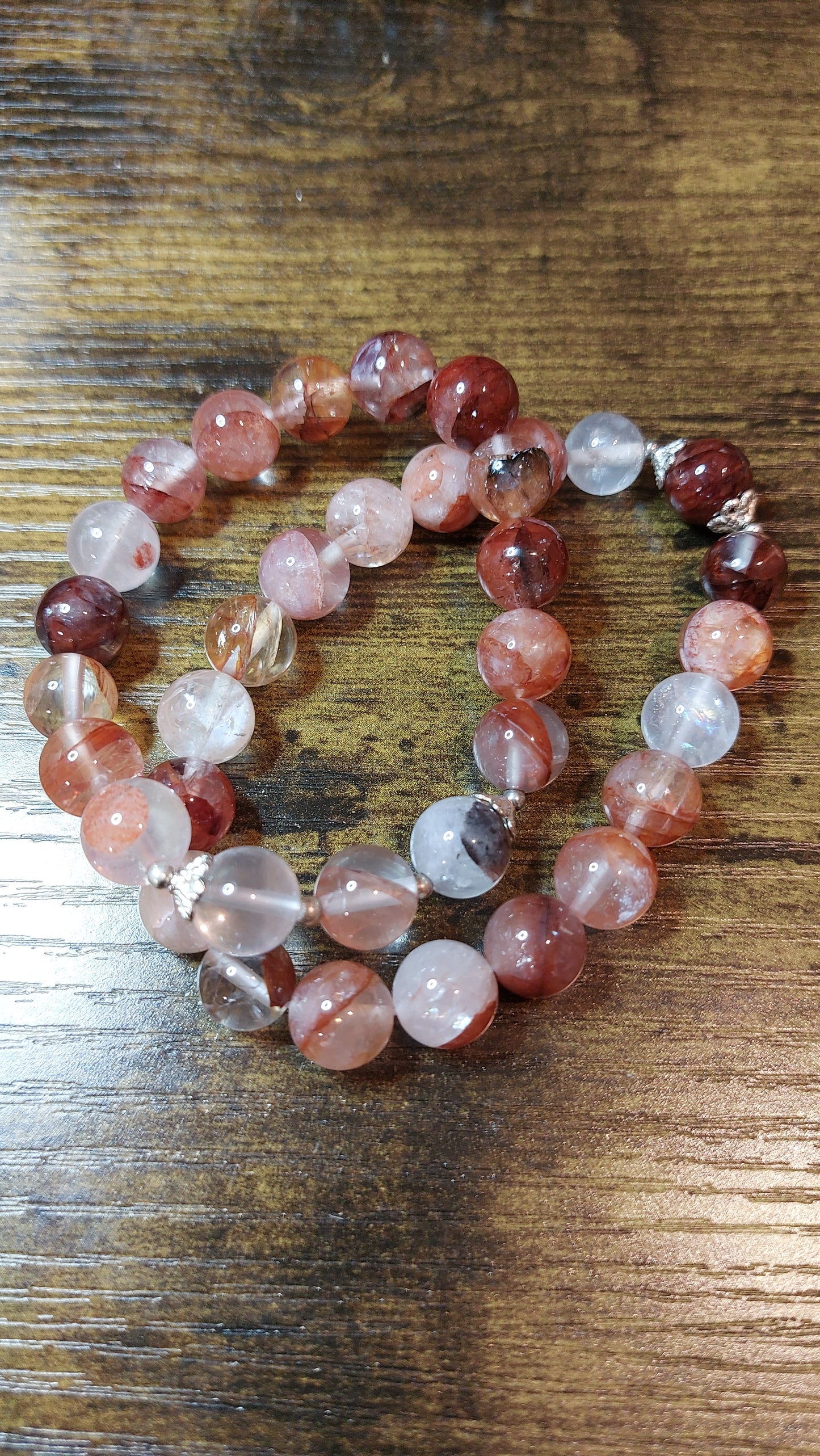 Fire quartz bracelet