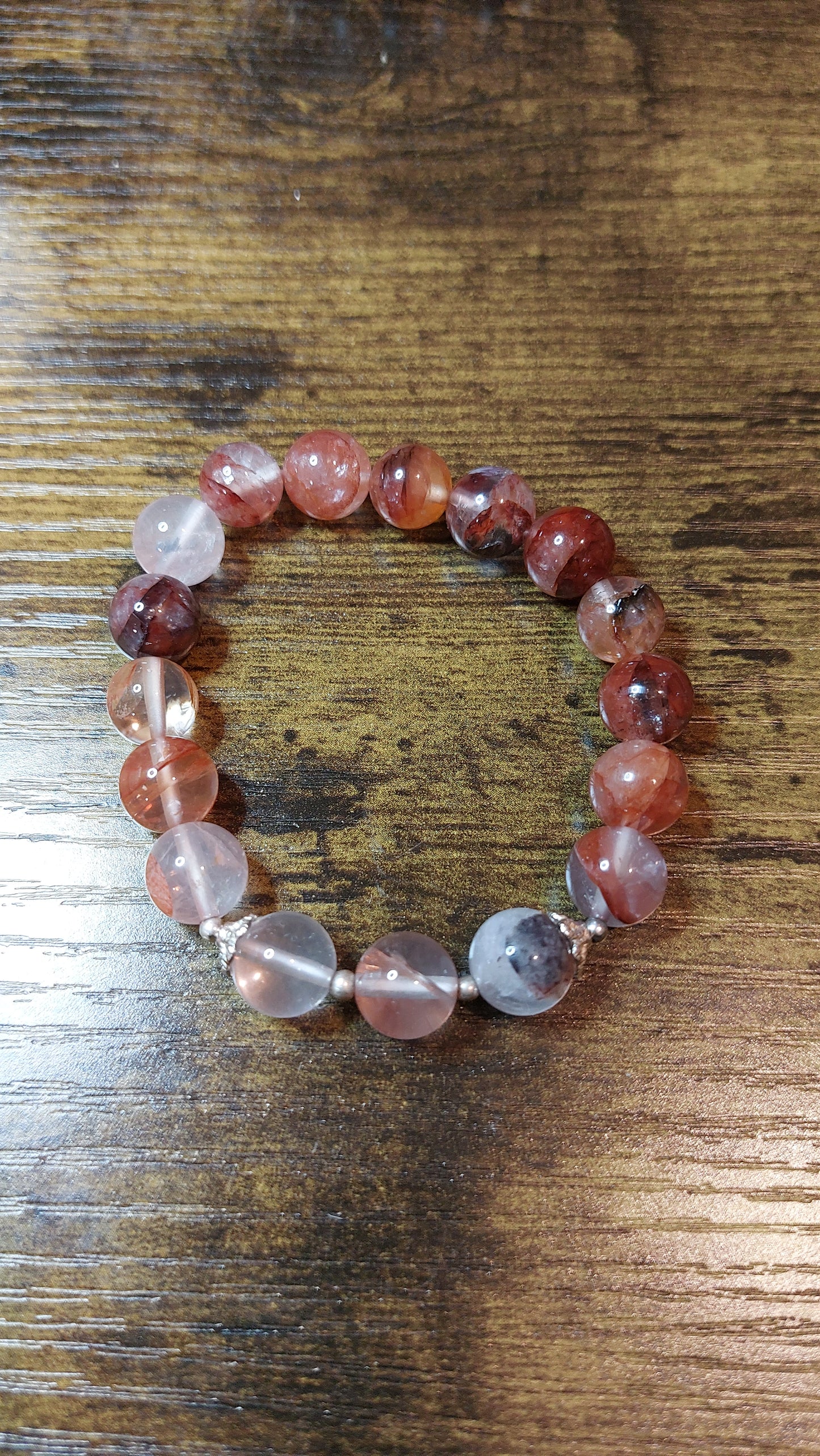 Fire quartz bracelet