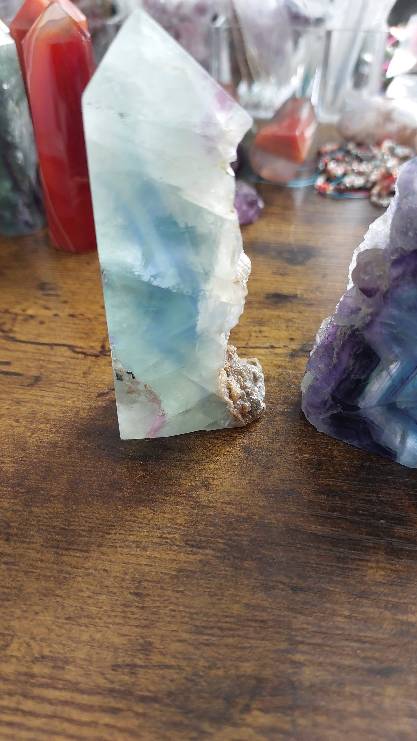 Fluorite pointed form